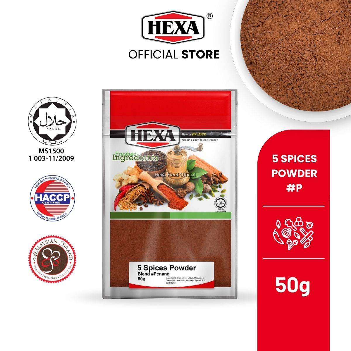 Buy Authentic Five Spice Powder Online Hexa Food