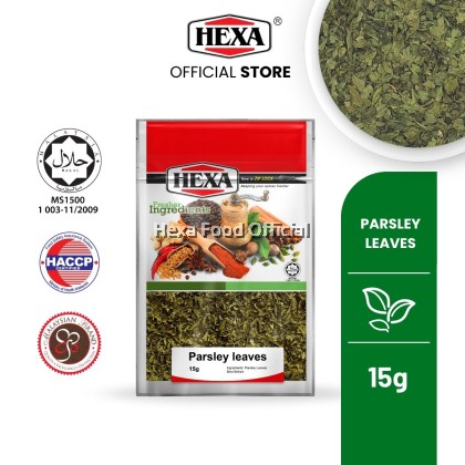 HEXA HALAL Parsley Leaves 5mm 15gm HEXA HALAL Parsley Leaves 5mm 15gm