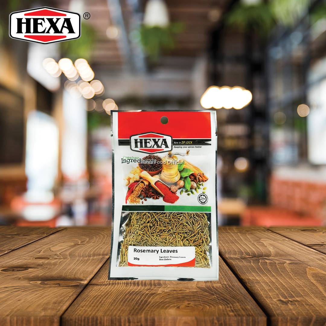 HEXA HALAL Rosemary Leaves (1-2 cm) 20gm HEXA HALAL Rosemary Leaves (1-2 cm) 20gm