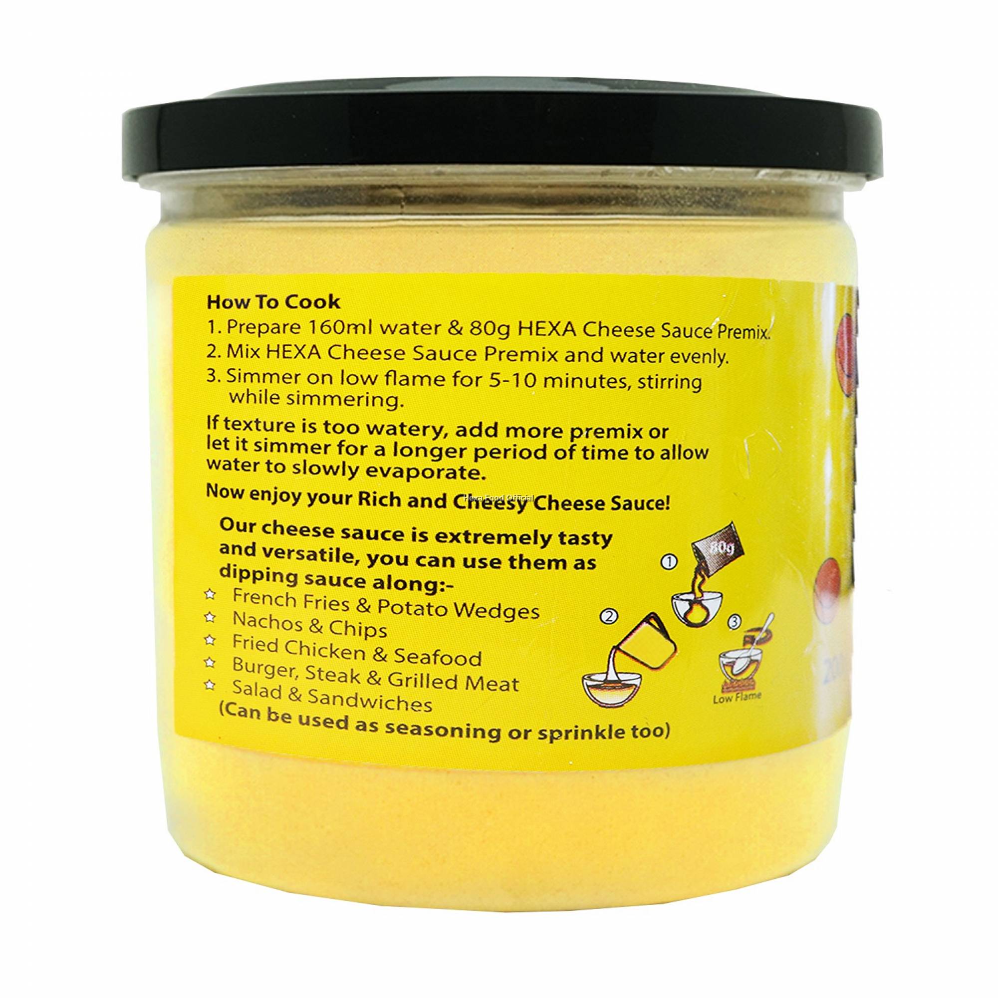 Buy Halal Spicy Jalapeno Cheese Sauce Powder in Bulk Online / Hexa Food