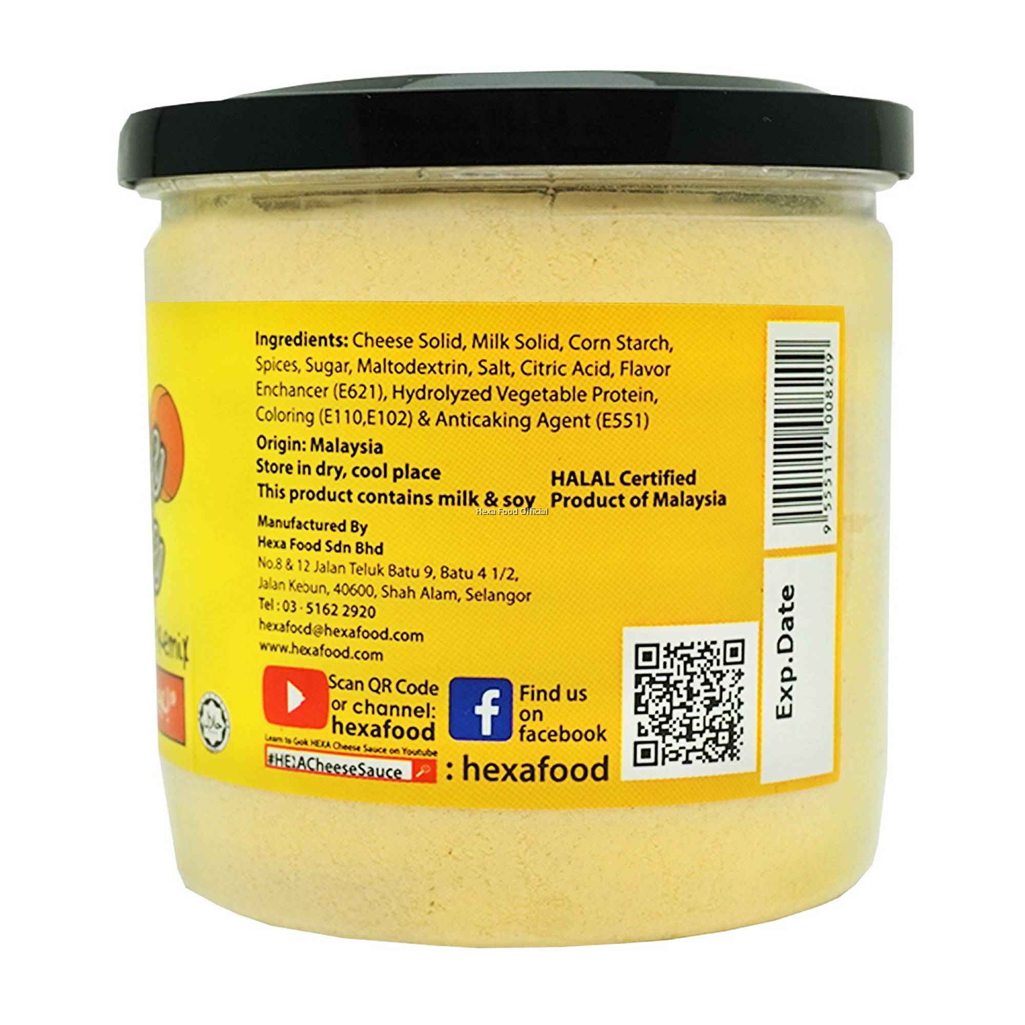 Buy Halal Spicy Jalapeno Cheese Sauce Powder in Bulk Online / Hexa Food