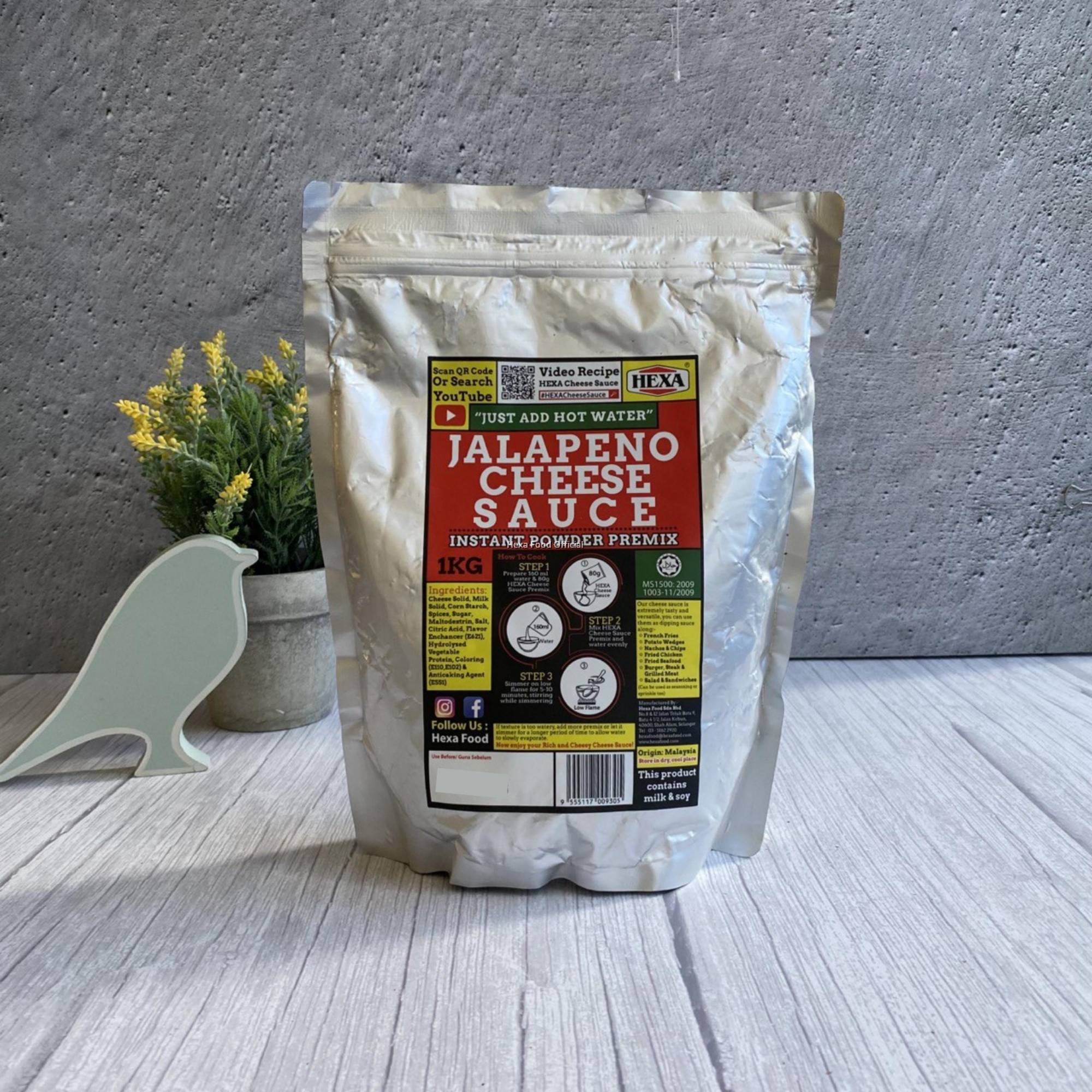 Buy Spicy Cheese Sauce Powder Jalapeno in Bulk Online / Hexa Food