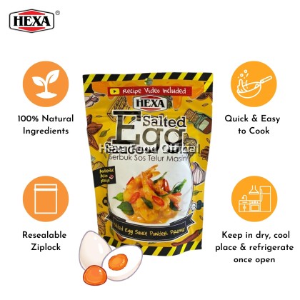 HEXA Salted Egg Sauce Powder Premix 80gm*12