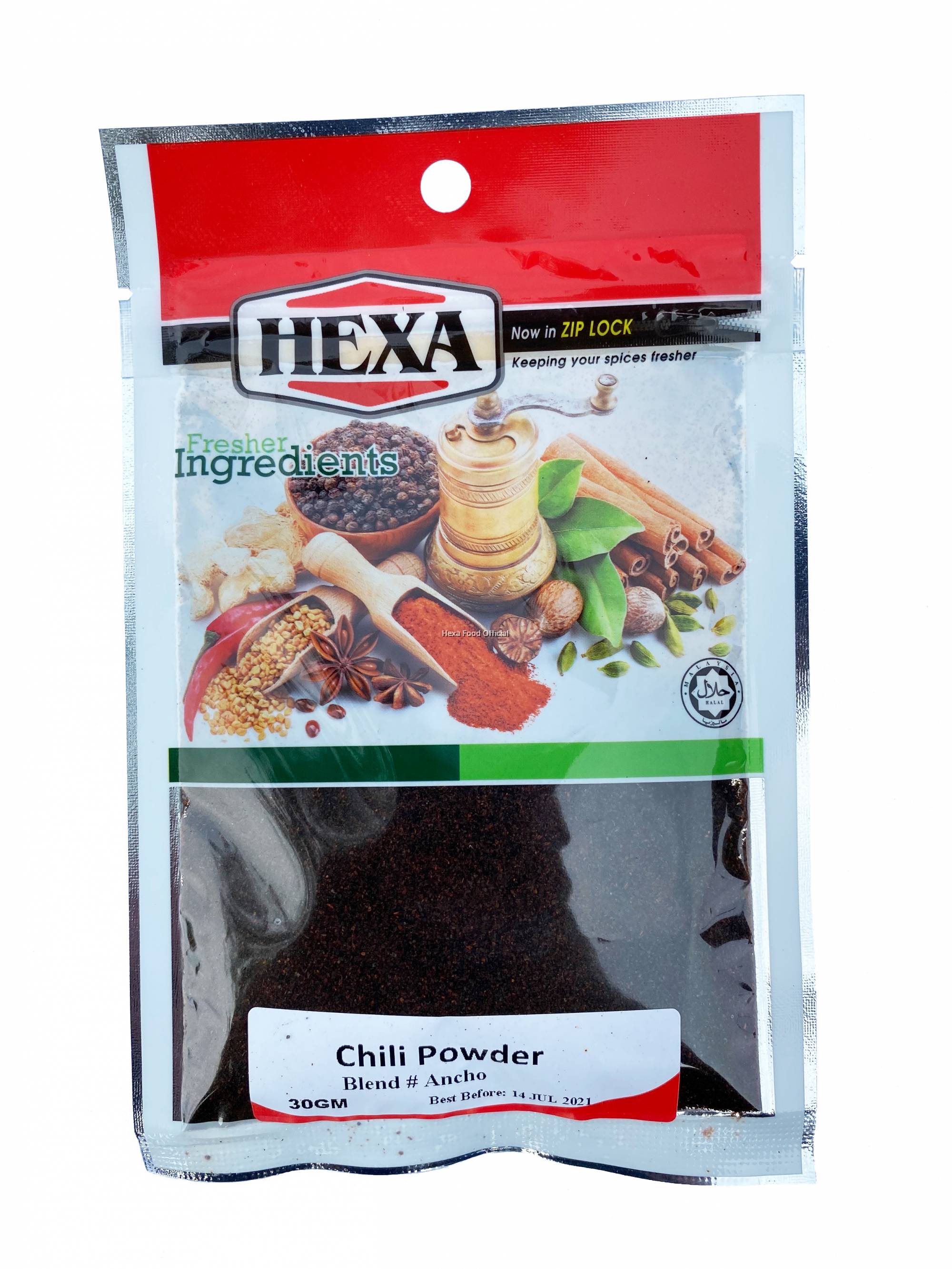 HEXA HALAL Chili Powder #Anchor 30gm