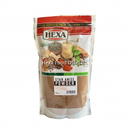 HEXA HALAL Star Anise Powder 500gm Food Service Packaging