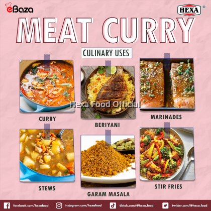 HEXA Meat Curry Powder 170gm Bottle HEXA Meat Curry Powder 170gm Bottle