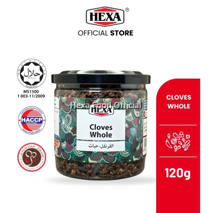 HEXA Cloves Whole 120gm Bottle HEXA Cloves Whole 120gm Bottle