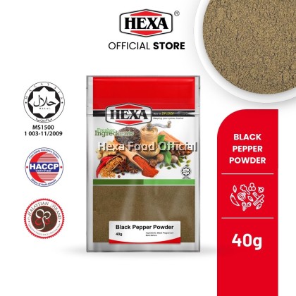 HEXA HALAL Black Pepper Powder 40gm 
