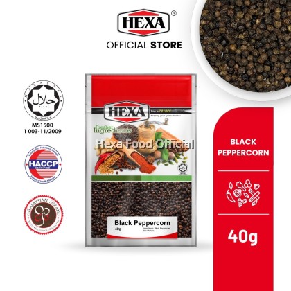 HEXA HALAL Black Peppercorn 40gm