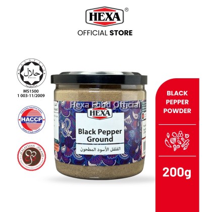 HEXA Black Pepper Powder 200gm Bottle HEXA Black Pepper Powder 200gm Bottle