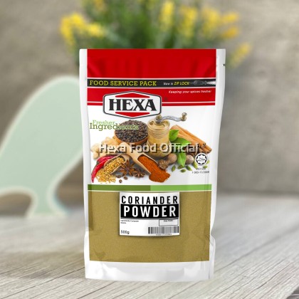 HEXA HALAL Coriander Powder 500gm Food Service Packaging