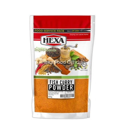 HEXA HALAL Fish Curry Powder 500gm Food Service Packaging