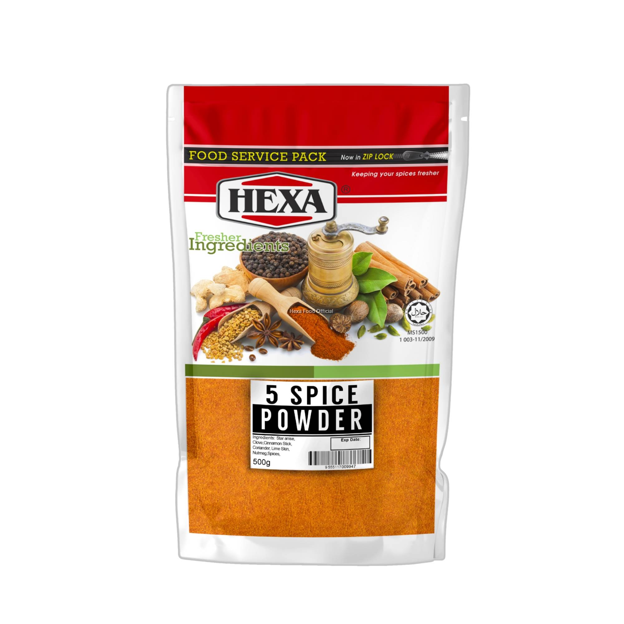 HEXA Spices Powder 500gm Food Service Packaging