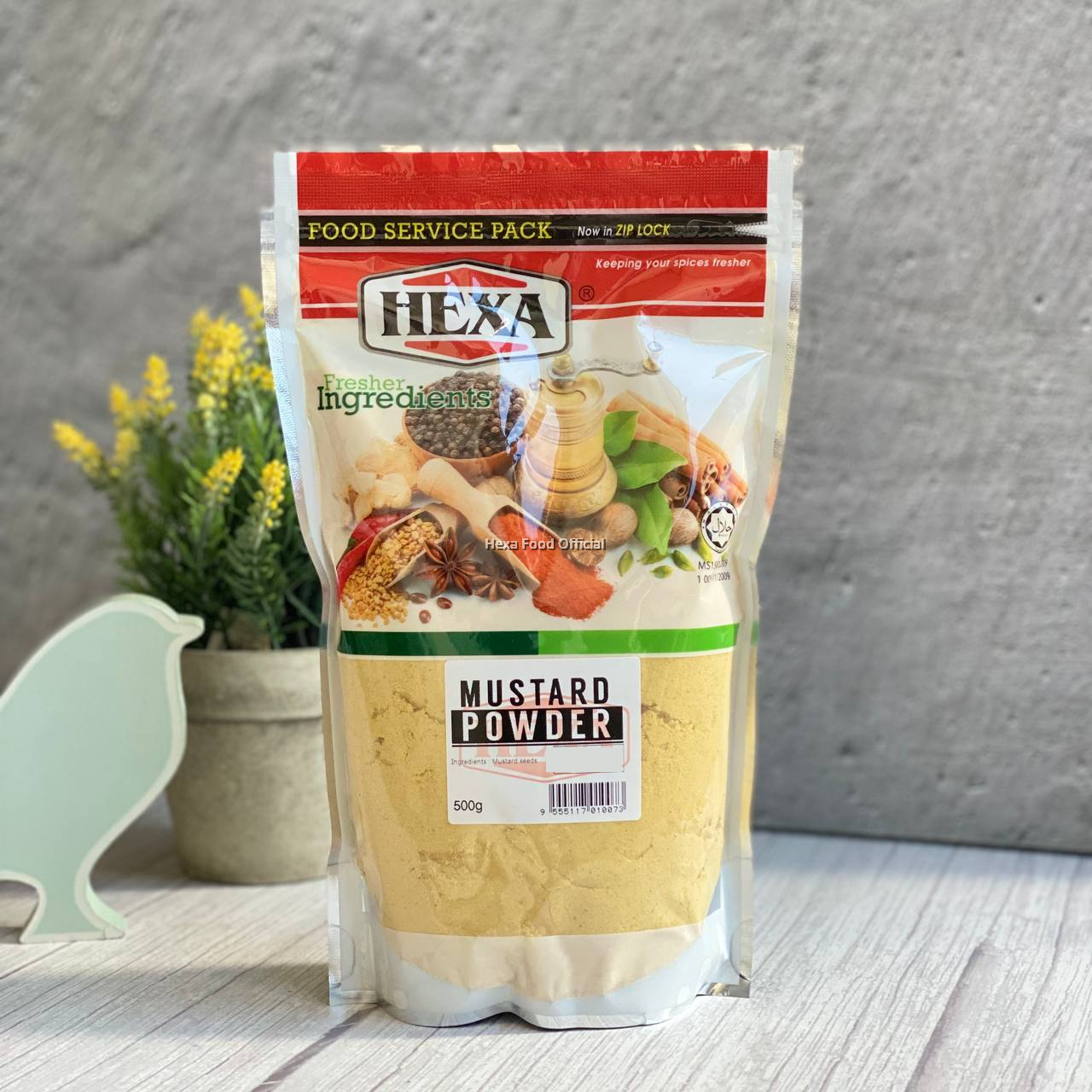 HEXA HALAL Mustard Powder 500gm Food Service Packaging