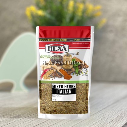 HEXA HALAL Mixed Herbs Italian 250gm  Food Service Packaging