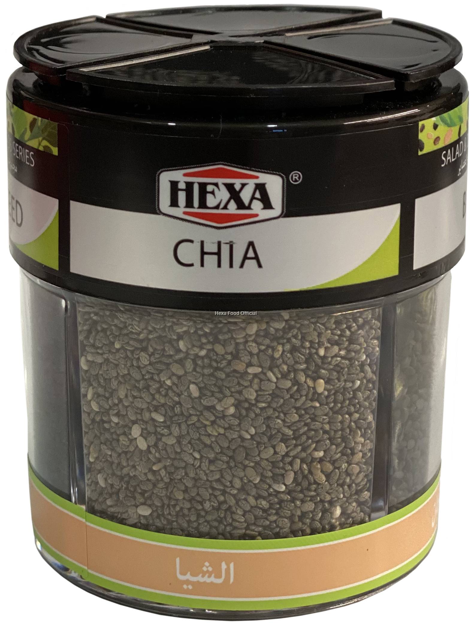HEXA HALAL Salad & Drinks 4 IN 1 Seed Series 70gm Chia / Basil / Sumac