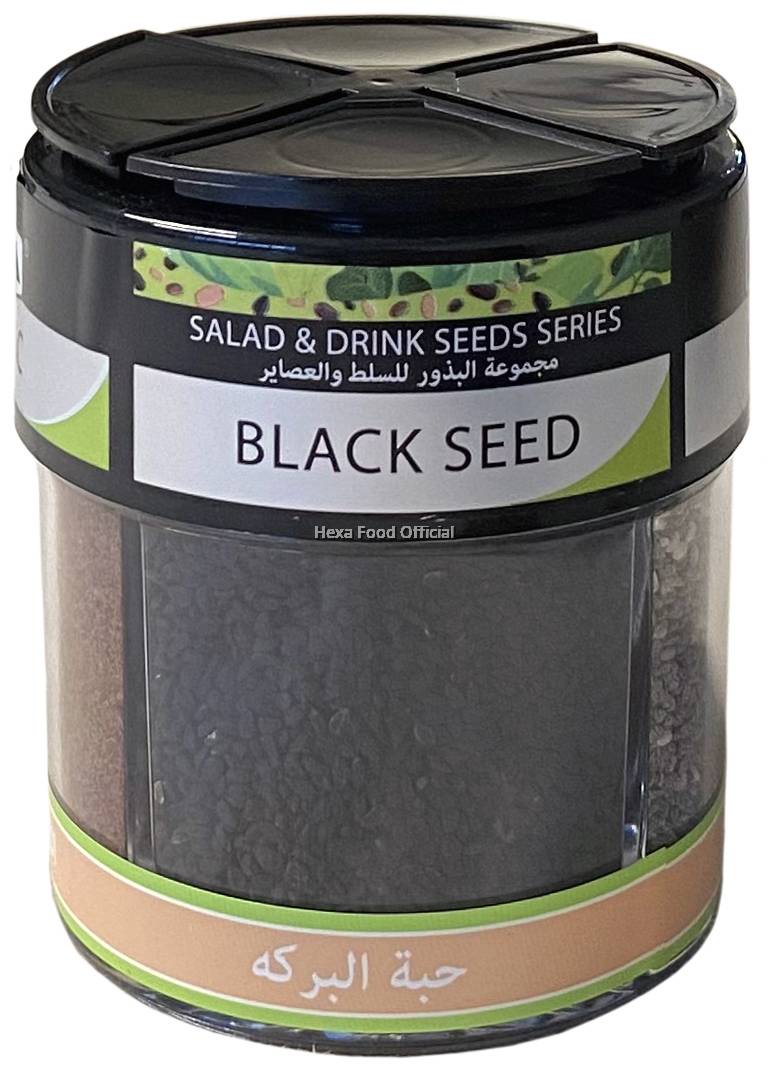 HEXA HALAL Salad & Drinks 4 IN 1 Seed Series 70gm Chia / Basil / Sumac