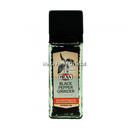 HEXA HALAL Sarawak White & Black Pepper  3 Jars    Free Gift