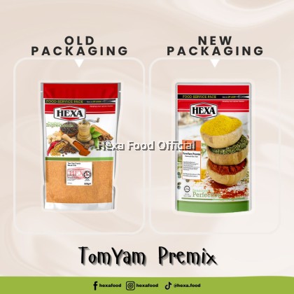 HEXA HALAL Tom Yam Premix  500gm Food Service Packaging