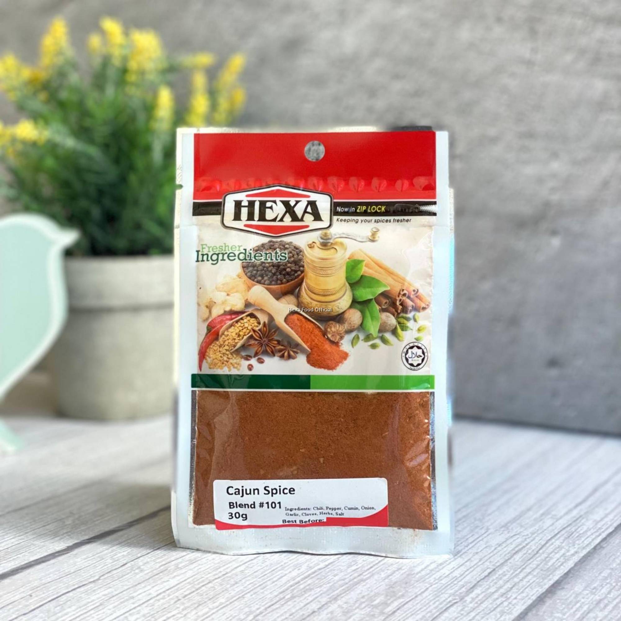 HEXA HALAL Cajun Spice 101 30gm
