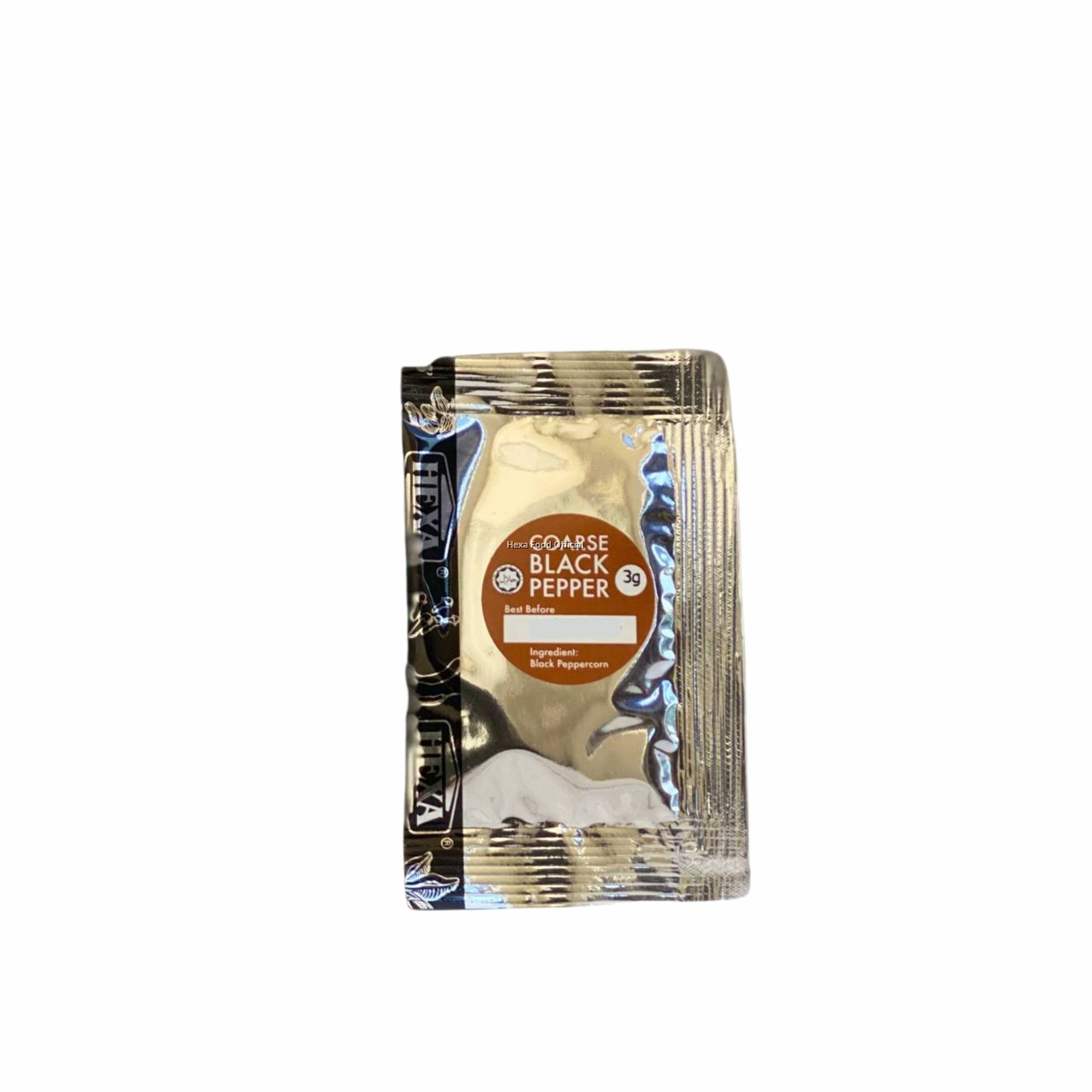 HEXA HALAL Black Pepper Coarse 102 3gm