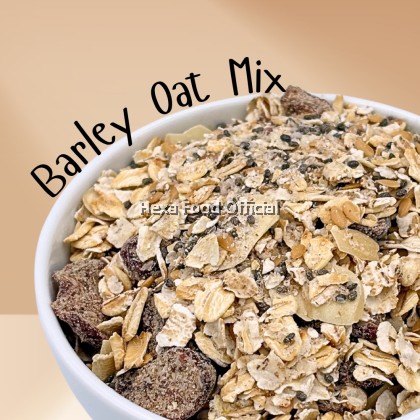 HEXA Fit Plus Breakfast Oat Mix with Barley Flakes 250gm HEXA Fit Plus Breakfast Oat Mix with Barley Flakes 250gm