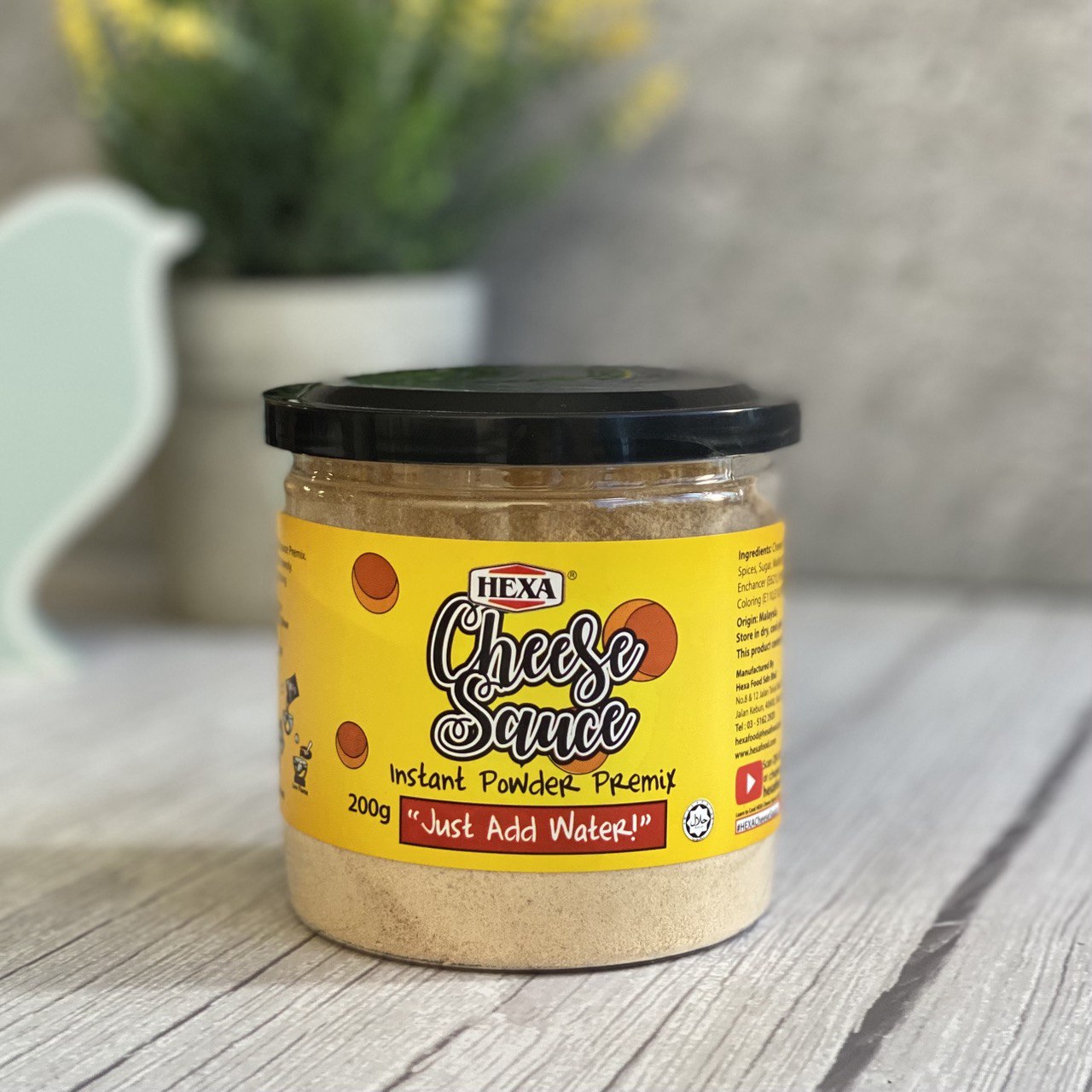 HEXA HALAL Cheese Sauce Premix Powder 200gm