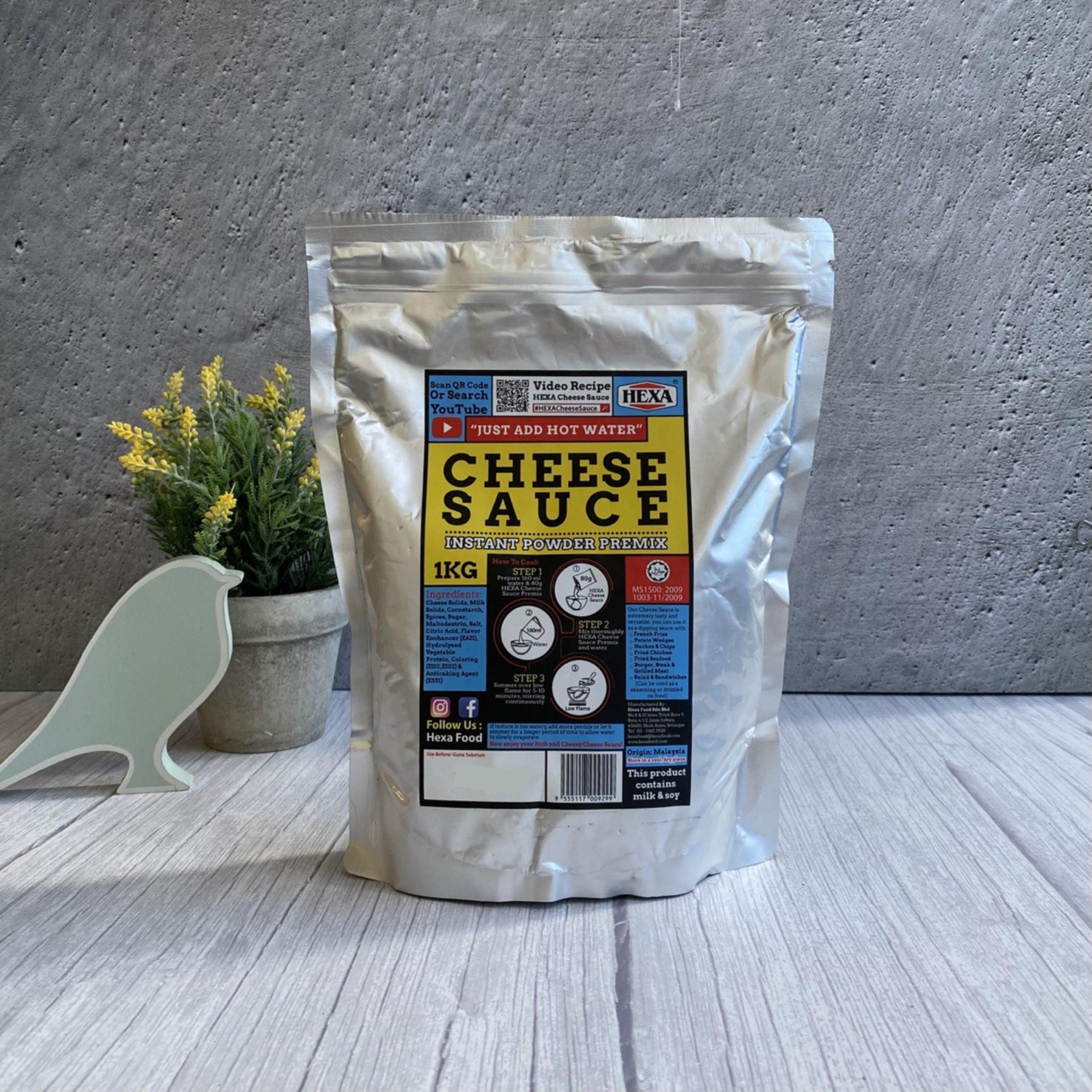 Buy Halal Cheese Sauce Powder Original Food Service Online / Hexa Food